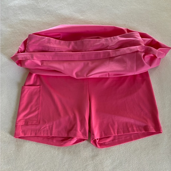 Chico’s Skort Size 3 or XL Pink Built-In Shorts Stretch Pickleball Tennis Golf - Picture 9 of 16